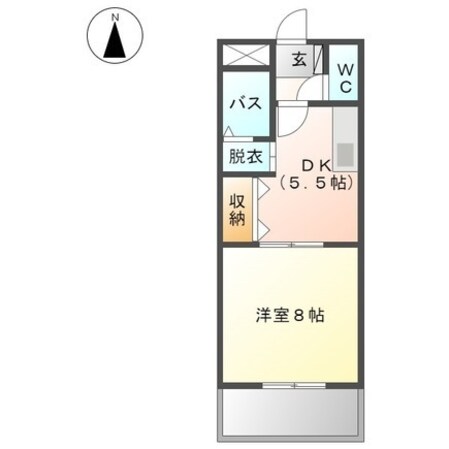 姫路駅 バス8分  上野田下車：停歩10分 2階の物件間取画像
